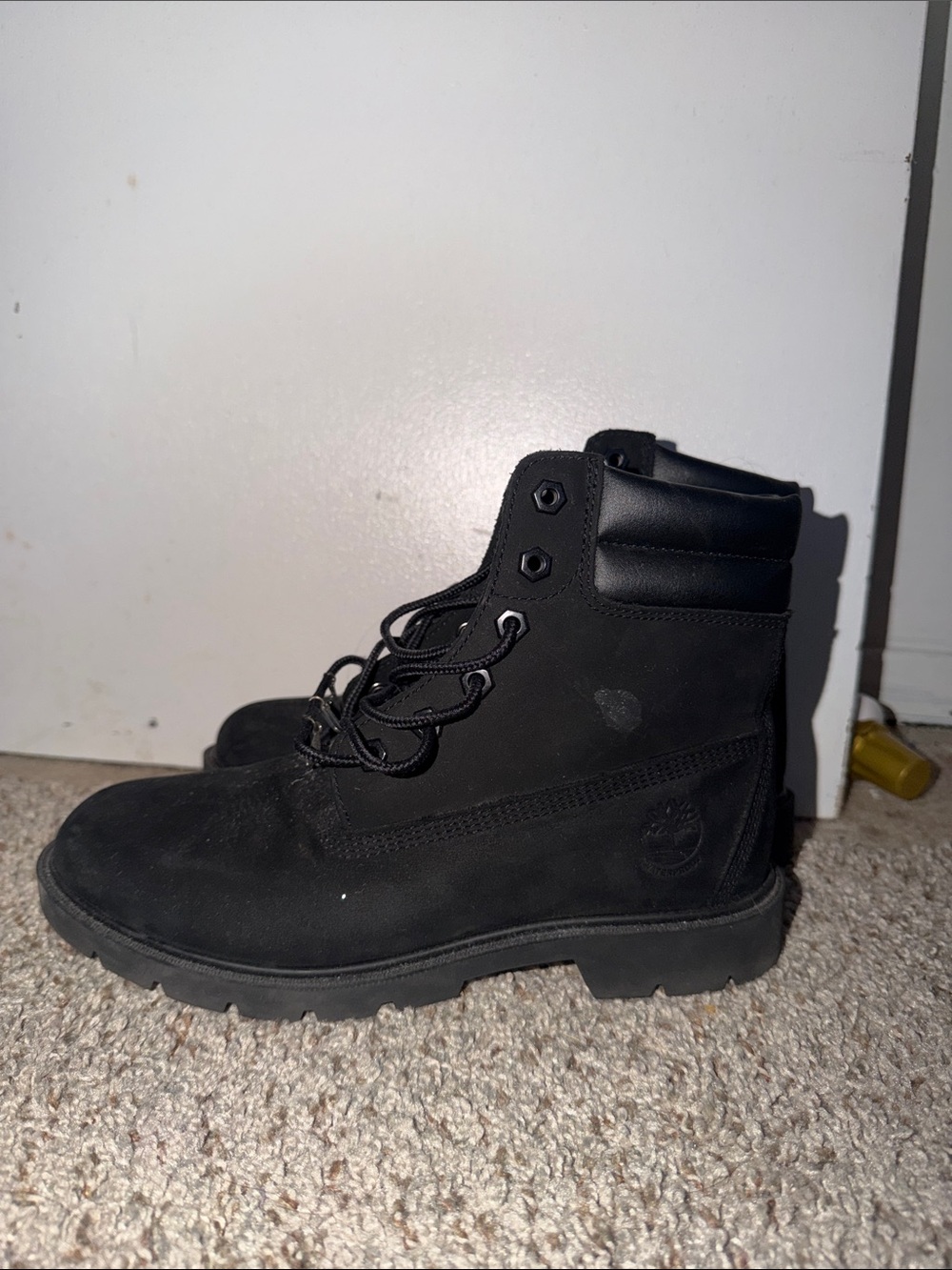 Timberland Black Men's Lace-Up Work Boots